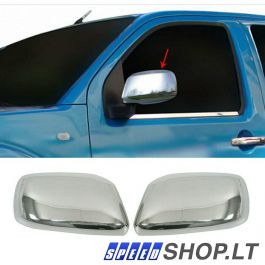 Nissan Navara chromuoti veidrodėlių gaubtai